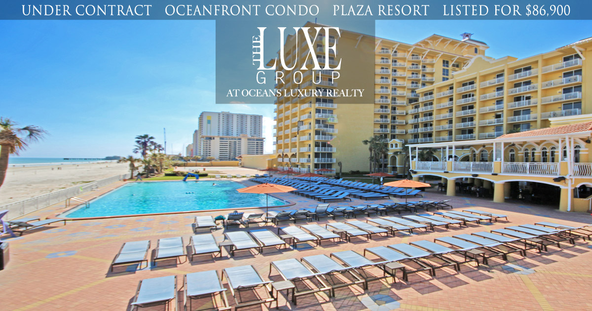 Plaza Resort Condo 705  - 600 N Atlantic Daytona Beach - The LUXE Group 386.299.4043